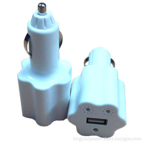Oxygen Bar Ionizer Auto Car Freshener Air Purifier USB Mobile Phone Charger